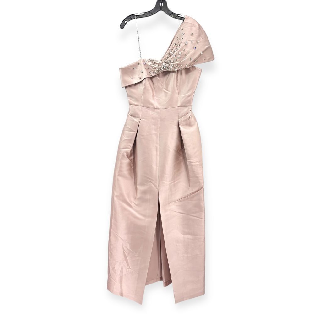 Sachin &‎ Babi NEW Delilah Crystal Embellished Gown in Silver Peony $1,095 Sz 12 - Picture 5 of 13